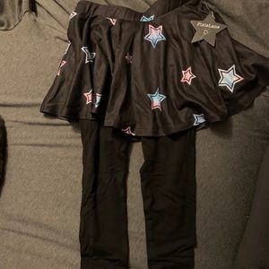 Pixie Lane girls leggings with skirt
